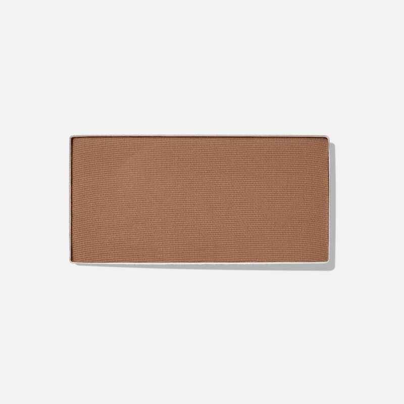 Mary Kay Chromafusion Blush in shade Rosy Nude as crumbled, loose powder against a white background.